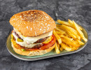 97b.double cheeseburger with fries